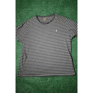 Polo Ralph Lauren Striped Custom Fit T-Shirt | Gray & White | Men’s XL